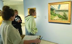 Several art students from Southeast High School traveled to the Wichita Art Museum October 25. Courtesy photo.