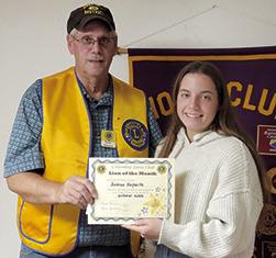 Saporito is October Lion of the Month