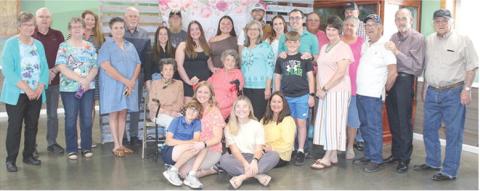 Family and friends joined Joyce Parsons in celebration of her 90th Birthday. The group gathered at the 4H Building in Columbus for the event.