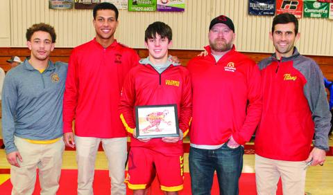 Scott recognized on Senior Night