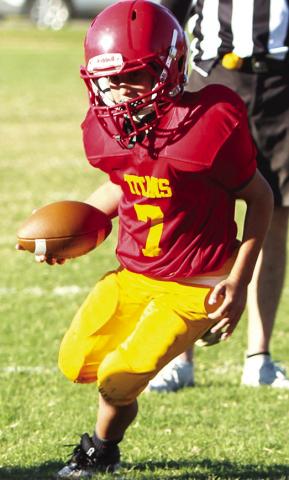 Titan Briggs Johnson scored for Columbus in the 6-20 loss in Frontenac, Saturday. The Titans earned a spot in the playoffs against Independence, Sunday at 2 p.m. Photo courtesy of Kristin Sharp.
