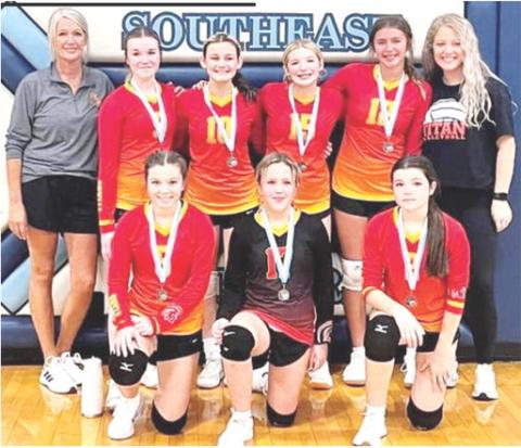 The Columbus Eighth Grade Volleyball Squad