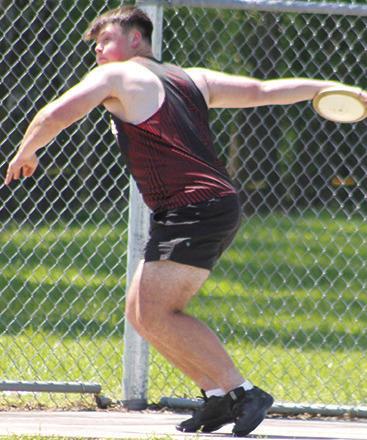 Freshman, Jace Gaither, Class 3A Regional Discus Champion, punched his ticket to the Kansas State Track and Field Meet, Friday and Saturday in Wichita.