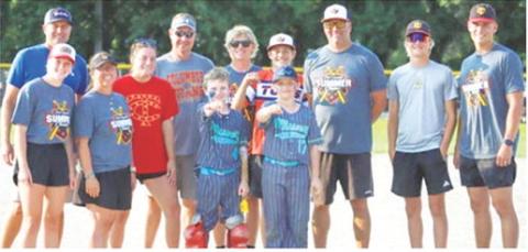 Locals on 10U winning Makos team