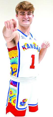 Patrick Cassidy a 2020 Columbus Unified High School Graduate and four-sport student athlete has earned a spot in the 2023-24 University of Kansas Jayhawk Basketball Team. Courtesy photo.