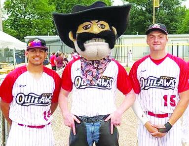 Local ball players join Outlaws