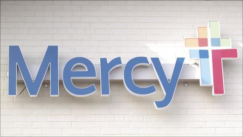 New signs have been installed at Columbus Mercy. News Report photo by Tanya Woolsey.