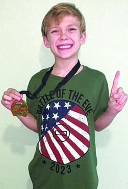 Lucas Natalini First place • 10U 75 (Courtesy photo.)