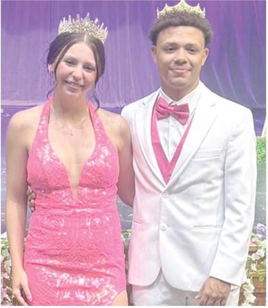 Dakota Bennett was crowned Queen of this year’s Galena High School Prom. Kenyon Washom was this year’s Prom King. Most area schools held their proms the weekend of April 10-11. Courtesy photo.