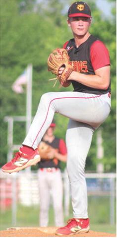 Titan Sophomore, Ben Major, got the start and the win for Columbus, in their shut out over Galena, 6-0, Wednesday, in the Kansas Class 3A Regional quarterfinal game at the Community Field Ballpark.