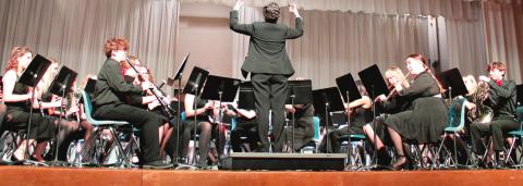 Columbus High School musicians perform during Spring Concert