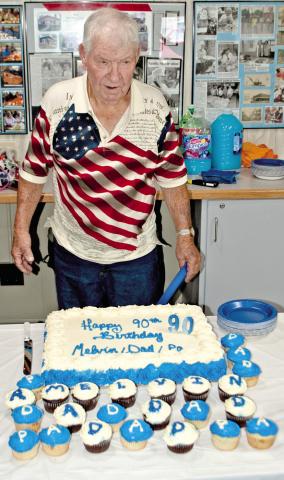 Huffman celebrates ninetieth birthday with family, friends