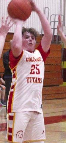 Jex Cheney led the scoring for the Columbus Junior High Titan 7A Team with eight points. Jex and the Titans lost their home opener to College Heights Christian School, 18-25, Tuesday, at the CUHS Gym.