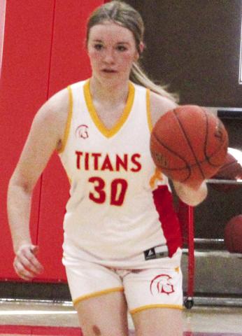 Kensley Blackledge led the Lady Titan Eighth Grade with 31 points in two wins over College Heights and Northeast, in Saturday’s Jamboree at the CUHS Gymnasium.