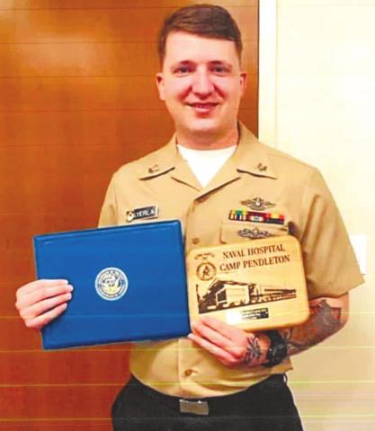 Brandon Lyerla receives Junior Sailor awards