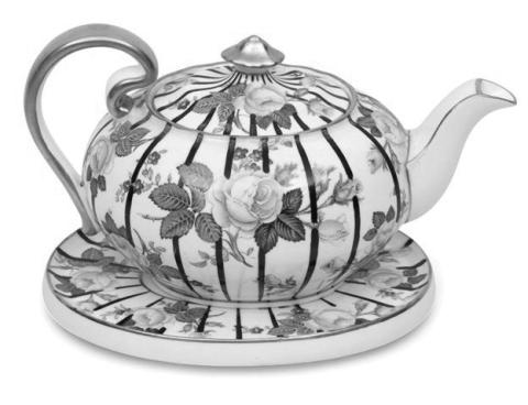 Like many English ceramic companies, Aynsley has its roots in the 18th century. Their designs still kept up with the times, like this teapot from the mid-20th century. Photo Credit: DuMouchelles (c) 2026 by Cowles Syndicate Inc.