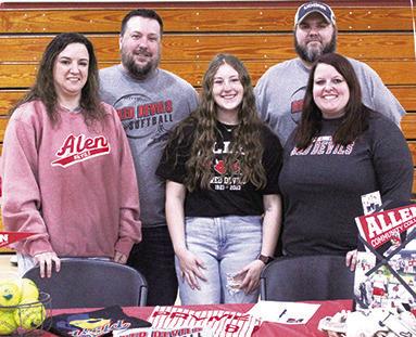 Six Lady Titans sign college letters