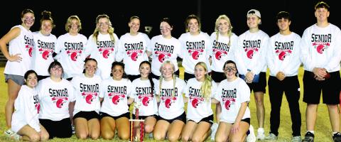 Seniors win powder-puff game