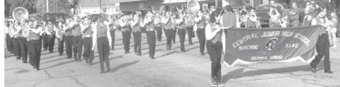 One of the attractions during the Columbus Day Festival was the parade. The Central Junior High School Marching Band performed a toe tapping selection of tunes as they traveled along the parade route. The Columbus High School Marching Band also appeared in the parade.