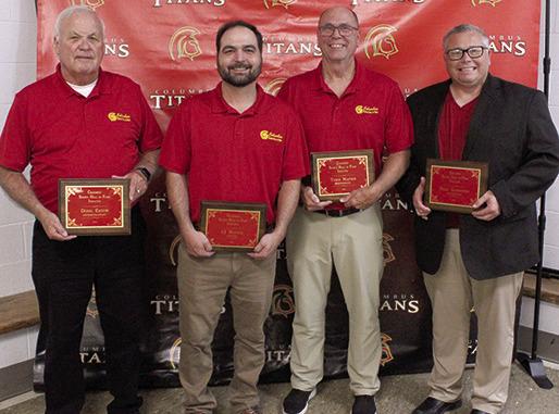 Four former Columbus Unified High School Athletes