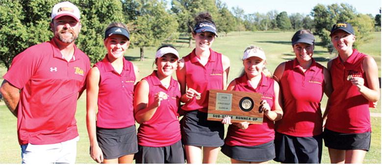 Lady Titan Golf 4A state bound