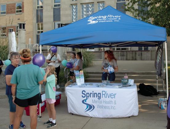 In previous years, the annual Suicide Prevention Awareness Walk, began in front of the Cherokee County Courthouse. This year the event will begin at the office of Spring River Mental Health in Columbus, 201 W. Walnut. Following the walk, participants may place pinwheels to honor and remember loved ones.