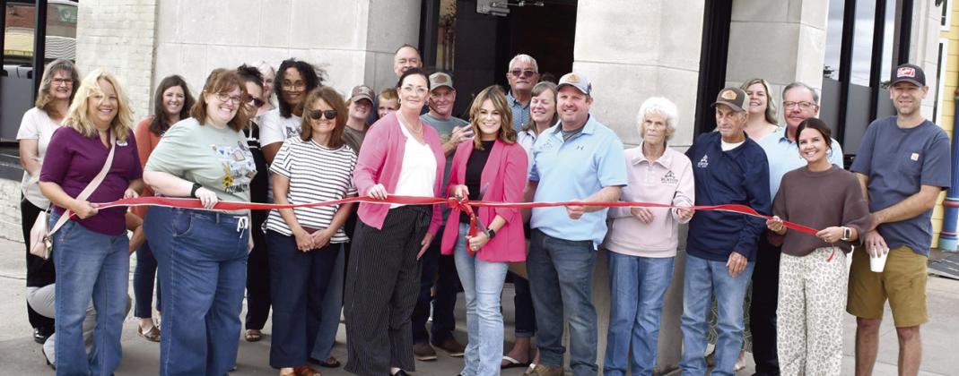 A ribbon cutting was held recently for Burton Real Estate. Owner Nikki Burton and husband Corey Burton have opened her office on the corner of Maple and Kansas.
