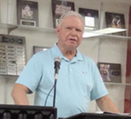 Jeff Karnes, above and Ken Chenoweth, below, were two of the most recent members inducted into the Baxter Springs Hall of Fame. Additional new members included Perry Ogle, 1981-82 Boys Basketball Team and Jake Johnson. Courtesy photo.