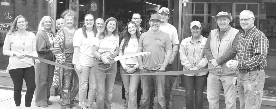 A grand opening and ribbon cutting