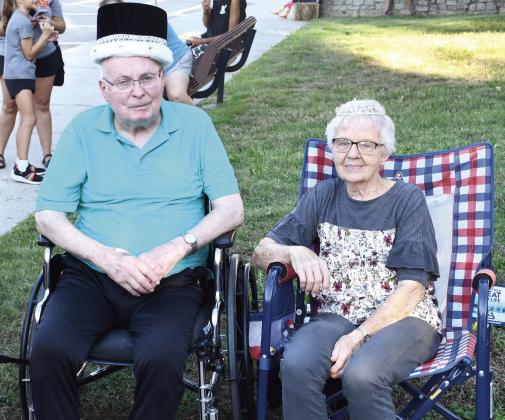 Ernie and Sharon Draeger were crowned Mr. and Mrs. Columbus during the annual Columbus Day Festival. The couple recently celebrated their 65th wedding anniversary. The couple have been life long members and supporters of the community.