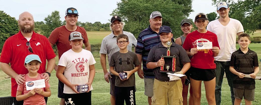 Jr Golf Youth-Adult Scramble winners