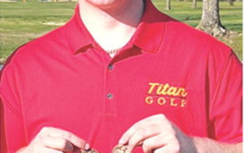 Titan Senior, Kanyen Smith, placed third in the Baxter Springs Invitational Golf Tournament, Monday, at the Baxter Springs Golf Club. Smith placed third at Frontenac last week to hold his place near the top of the CNC League Standings for the season. Courtesy photo.