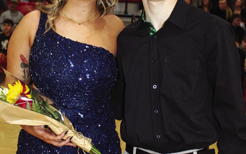 Seniors, Chloe Rogers and Korbyn Newberry were members of the 2025 Winter Homecoming Court crowned during the basketball games at the CUHS Gymnasium, Friday.