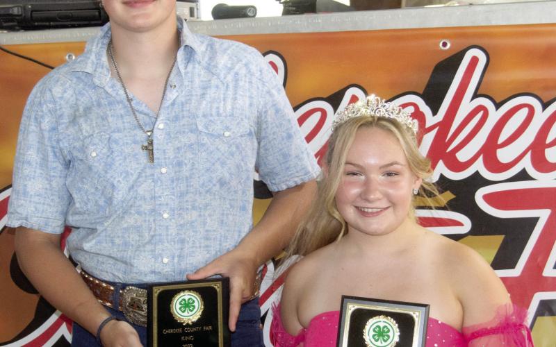 Cherokee County 4-H 2024 royalty candidates