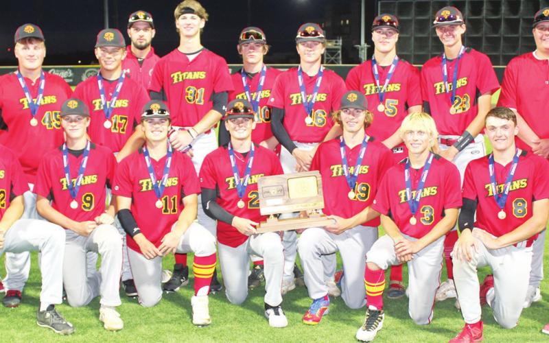 Titans 3A State Baseball runner-up