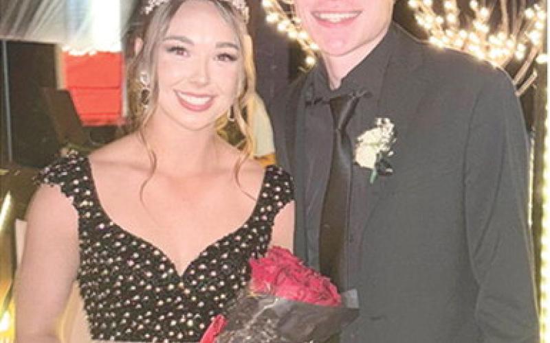 Alexa Price and Keaton Bales were named Prom Queen and King at Riverton High School’s prom. Courtesy photo.