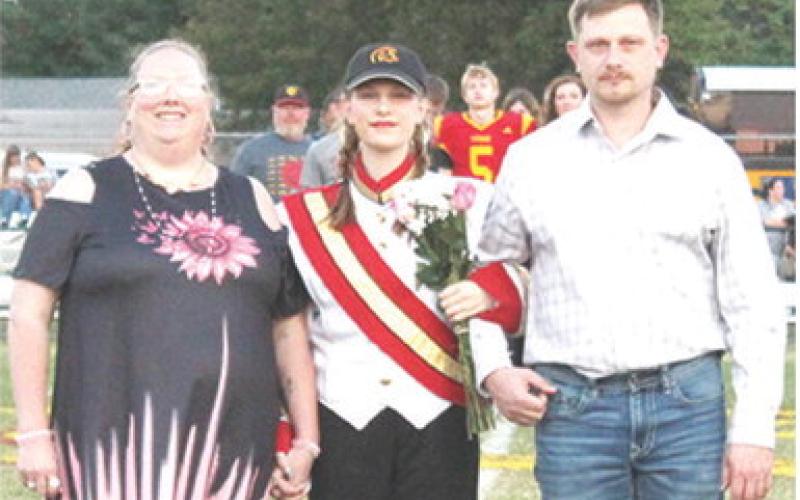 Senior, India Daniels, was recognized during Senior Night Ceremonies at Titan Stadium, October 17. India is a four-year member of the Titan Band. She was escorted by her parents Tonya and Jeremy Daniels.
