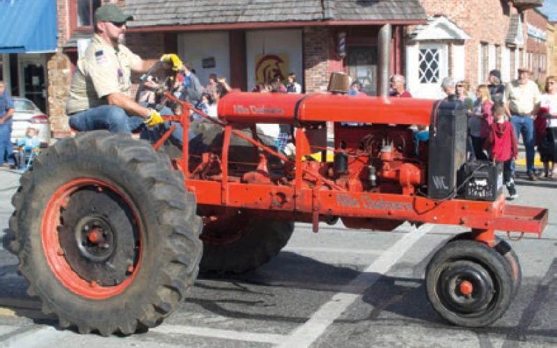 Antique tractors and farm equipment will be on display during the Columbus Day Festival. Many of the owners also drive their pieces in the parade. There will also be a Tractor Pull Saturday afternoon October 10. Sunday, October 11 there is a Mini Rod and Garden Tractor Pull planned. Both are set to take place at the Saddle Club Arena.