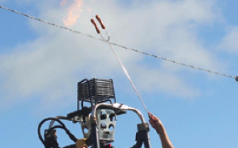 Often during the Columbus Day Parade, at least one of the balloon pilots will demonstrate how it is possible to cook hot dogs in the burner. This seems to be a crowd favorite. This year’s parade is planned to start at 9:40 a.m. October 10.