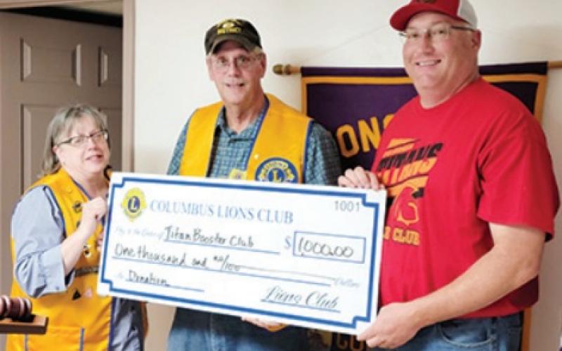 Donation to the Titan Booster Club