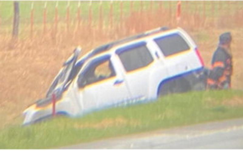Just before 10 a.m. Thursday morning two cars collided head-on five miles west of Columbus on US 160. Alan D. Christmas, Scammon died at the scene. Courtesy photo.