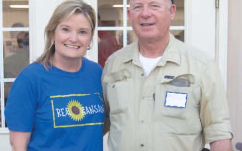 Governor candidate State Senator Cindy Holscher and would be State Representative candidate Dr. Don Coover were speakers Thursday night at the Cherokee County Democrat Committee monthly meeting.