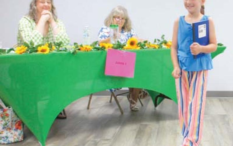Fair events have already started. The annual Style Revue was held Saturday, June 28 at the Extension Office.