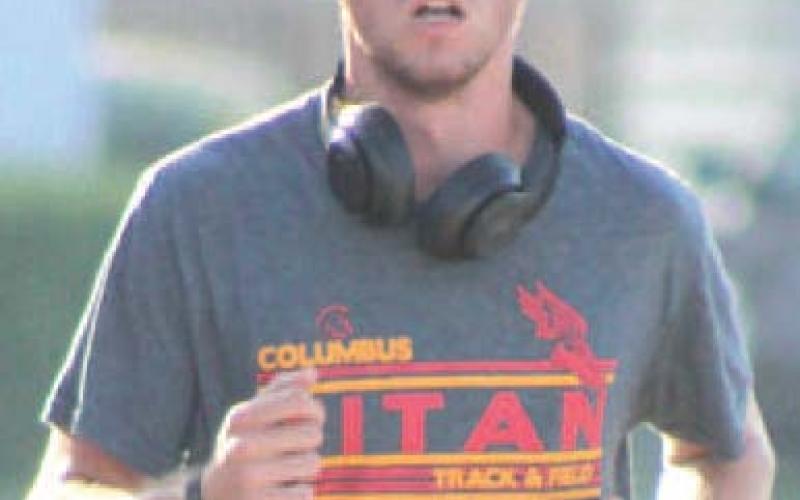 Levi Simpson placed first in the men’s division of the Fourth of July 5K.