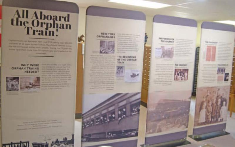 Tonight at the Columbus Genealogy Society will host speakers from the Orphan Train Complex in Concordia. The train left children throughout Kansas including several in Cherokee County. Most of the children were from the streets and orphanages of New York City.