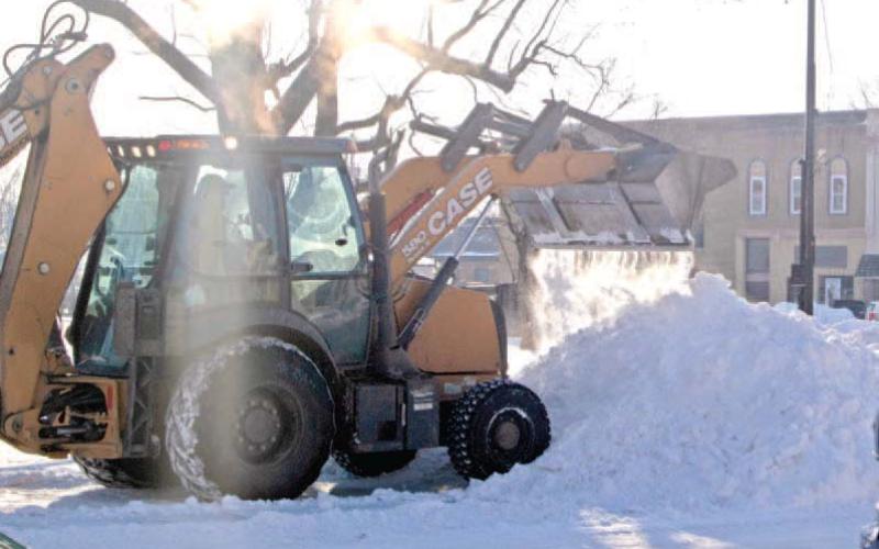 Columbus City crews were working to clear the streets as quickly and efficiently as possible.