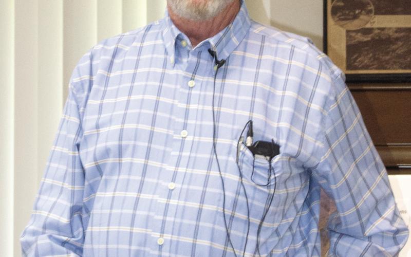 David Wallace presented his final program Sunday on the mining industry in Southeast Kansas. He featured Weir and West Mineral in displays and had speakers talk on the mining history of northern Cherokee County.