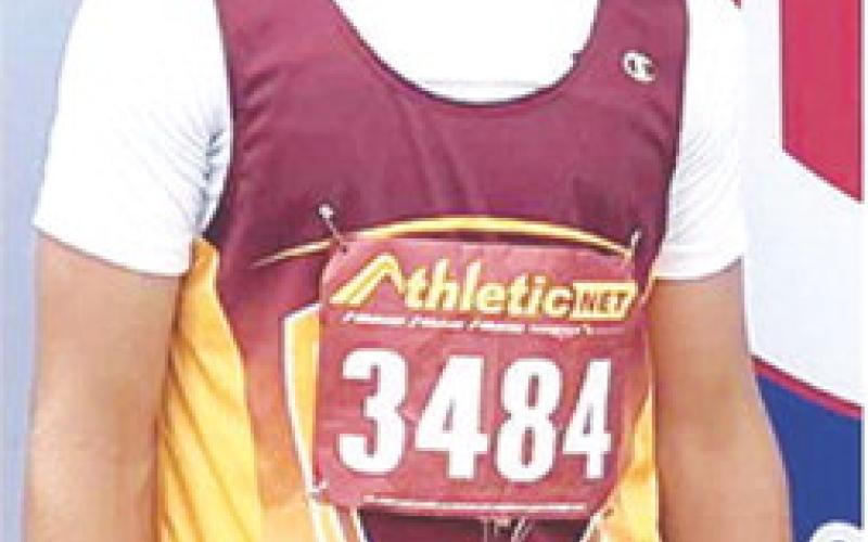 Blaze Bowman qualified for the AAU Junior Olympic Track and Field Meet by placing third in 14 yearold, 100 Meter Hurdles at the Region 16 AAU Meet, June 26-29 in Springfield, Mo. Courtesy photo.