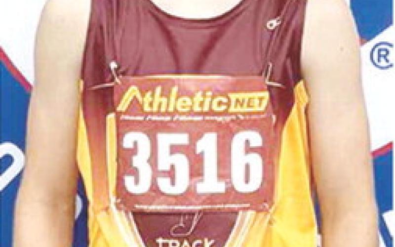 Tanner Scott cleared seven feet in the 14 year-old Pole Vault event to place fifth in the Region 16 AAU Track and Field Meet in Springfield, Mo. June 26-29. The feat qualified him for the AAU Junior Olympic Meet, July 28-August 2 in Humble, Texas. Courtesy photo.