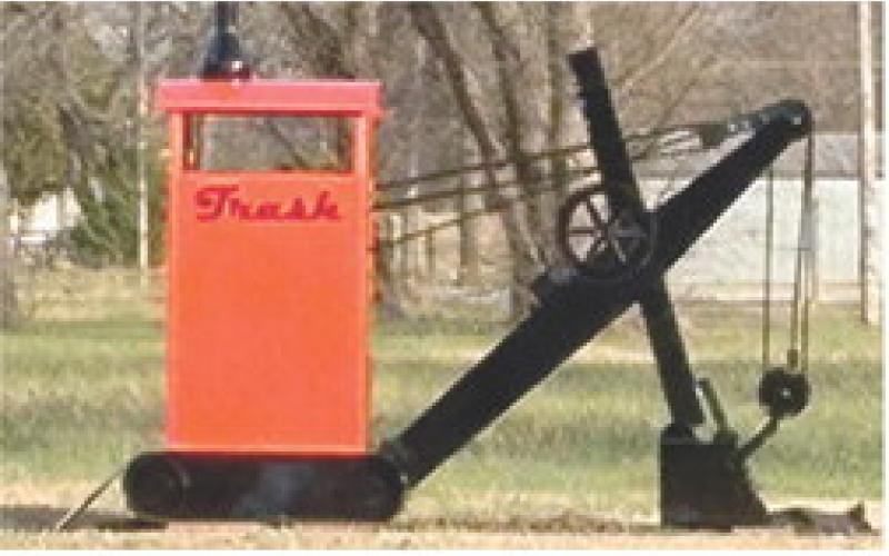 Grants from the Kansas Department of Commerce provided improvements to two city parks within Cherokee County. A trash can in a replica of Big Brutus was installed in West Mineral’s city park. Mulch was installed under the playground equipment at Weir city park.